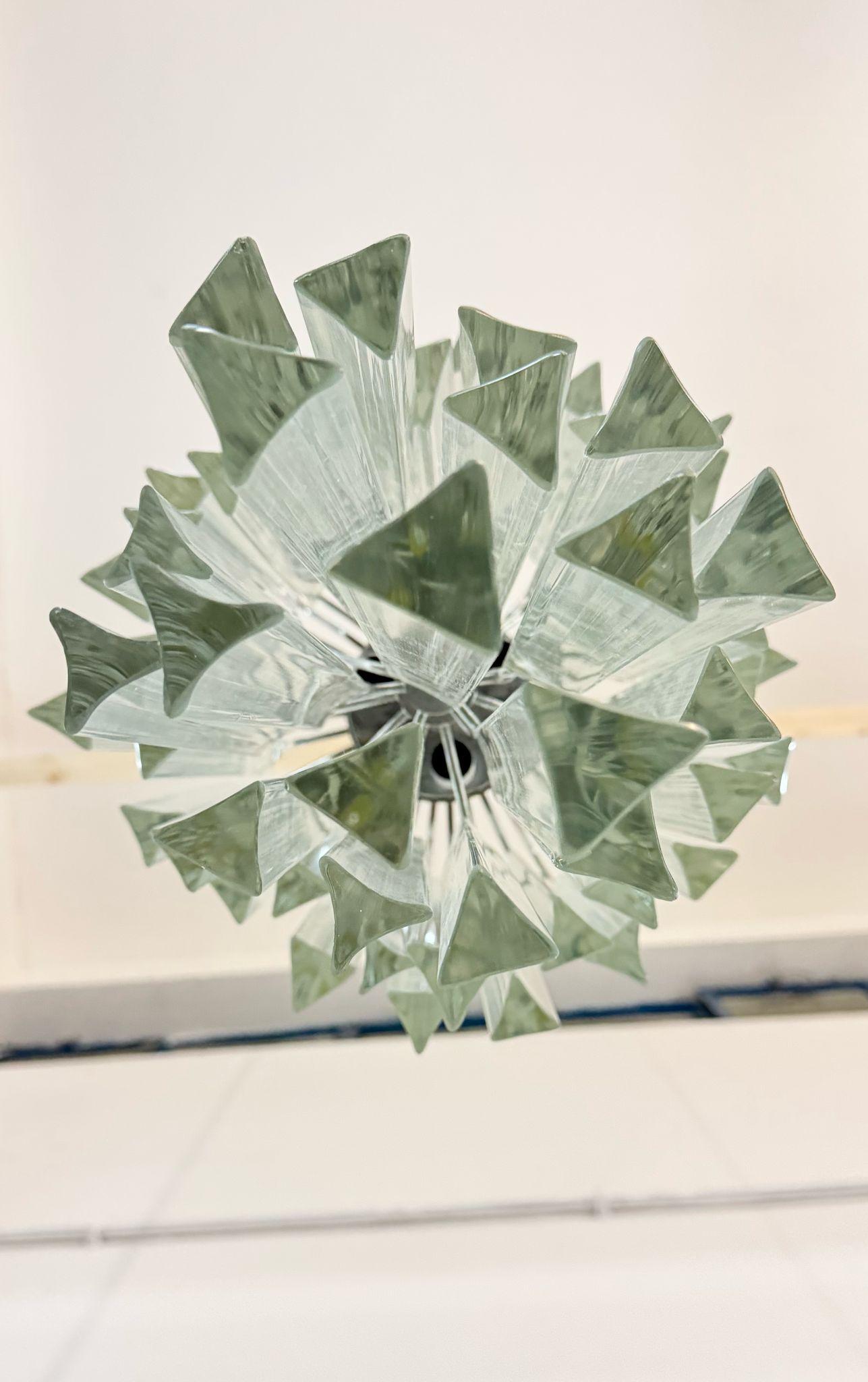 Venini Trilobi Chandelier 1950s For Sale 2