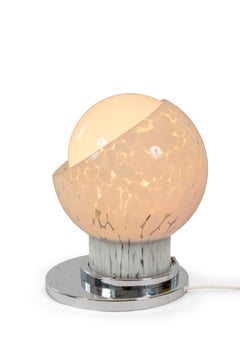 Lampe annelée de Carlo Nason pour Mazzega, Italie, 1960