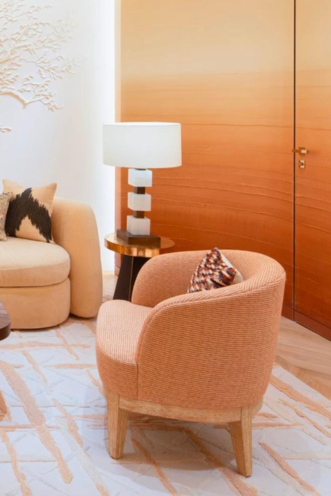 These amazing brutalist style table lamps, hand made by Cinabre Gallery, consisting of hand cast bronze base and cube spacers with 3 hand carved and hand polished Selenite cubes each one approx. 11cm cubed (4.25