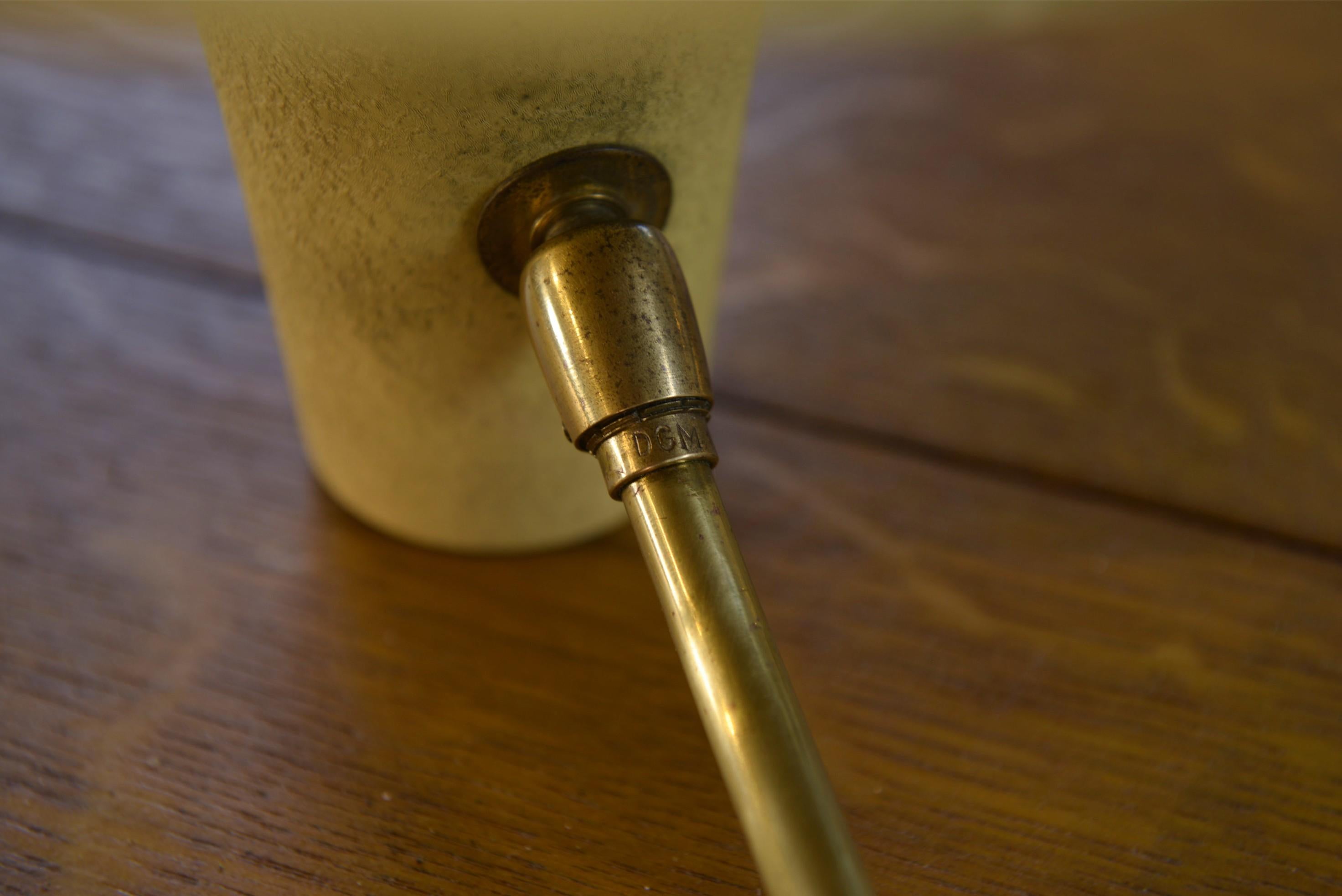 Lampe de bureau avec pince étau origine allemande 1960's For Sale 2