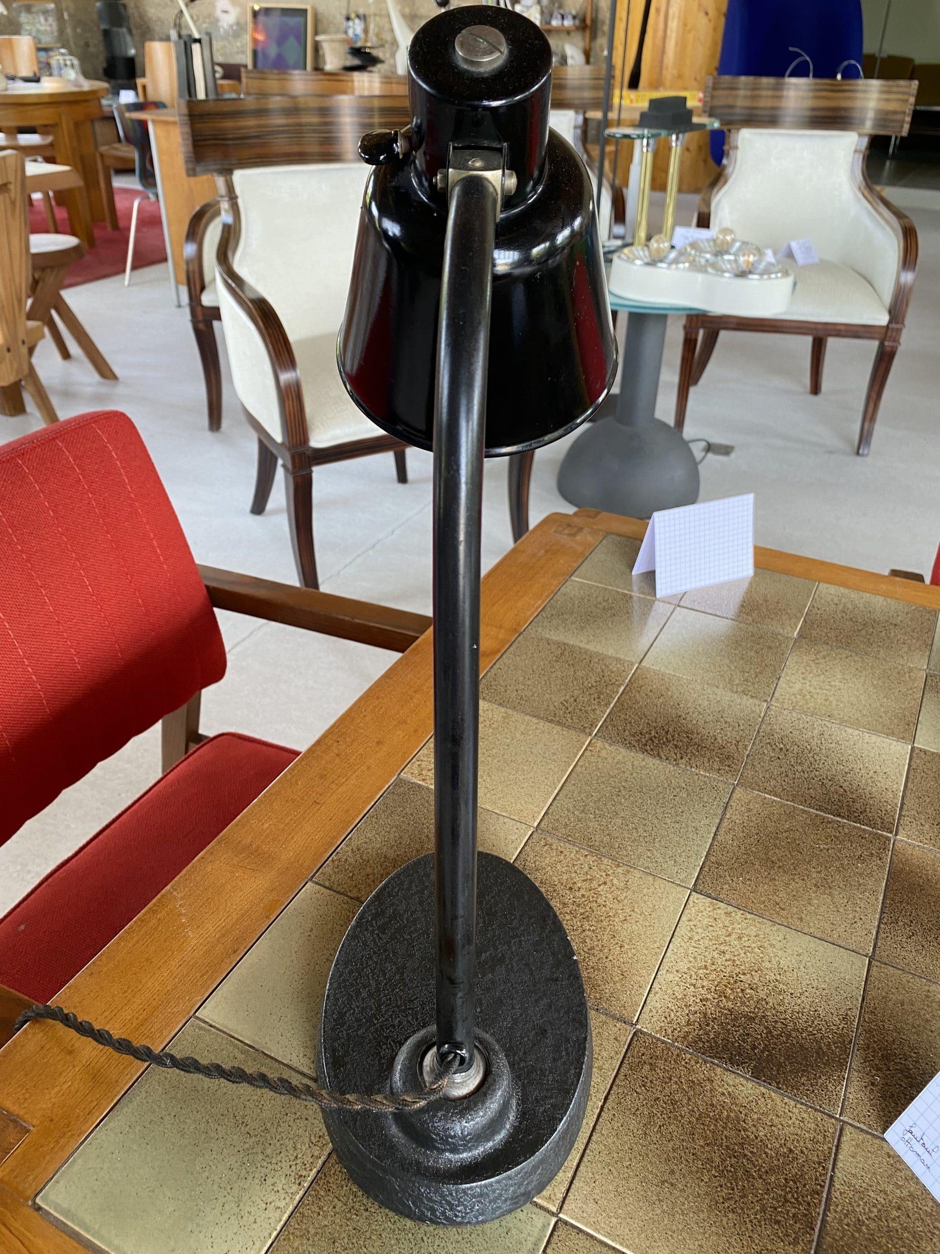 Lampe de Bureau Bauhaus par Christian Dell Metal en venta