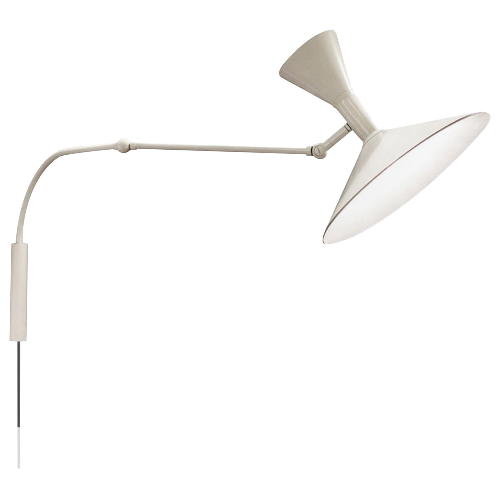 Small Le Corbusier 'Lampe de Marseille Mini' Wall Lamp for Nemo in White  For Sale at 1stDibs