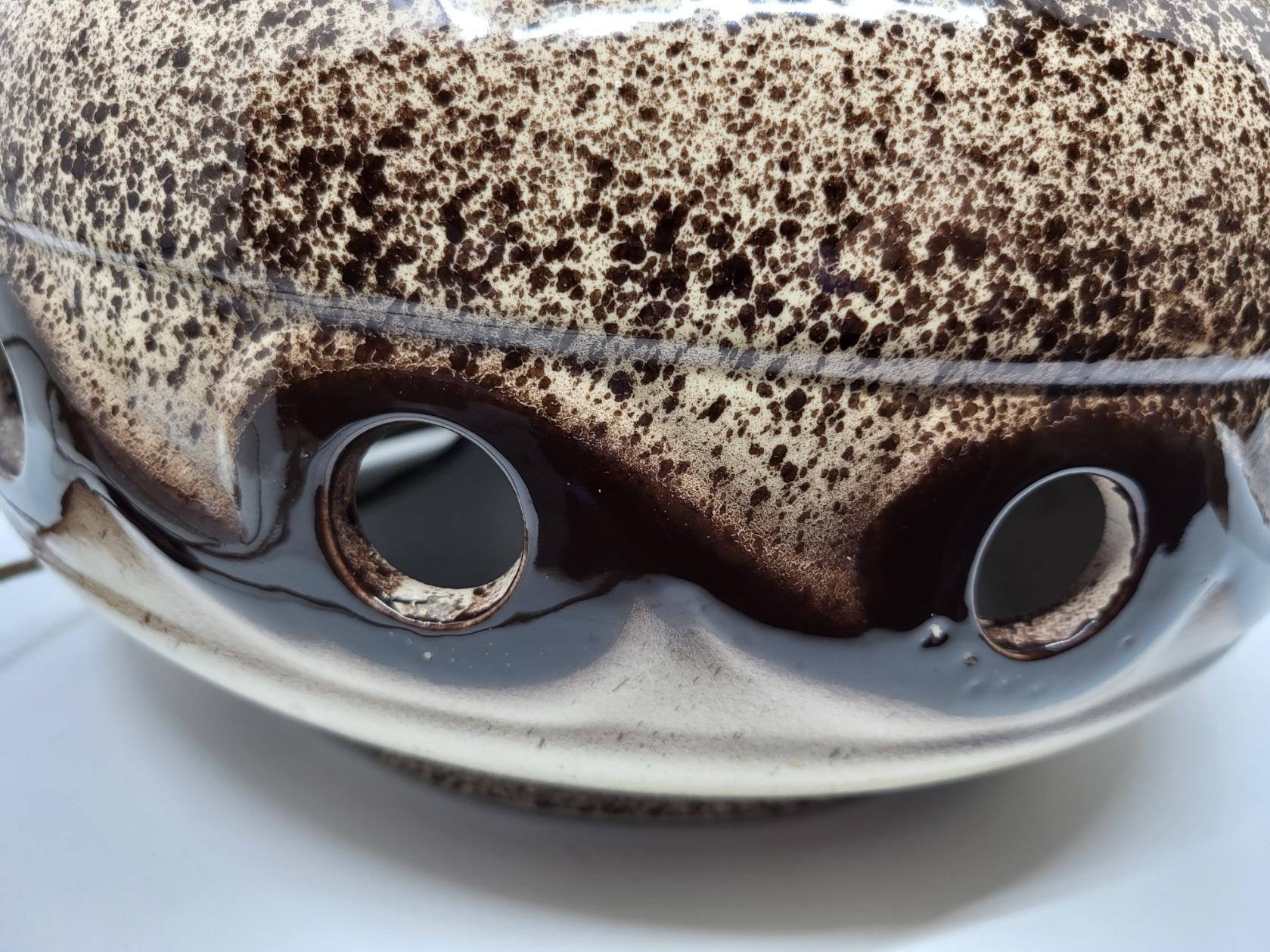 Lampe de sol  West Germany en céramique Beige et Marron Vintage Germany 1960 For Sale 7