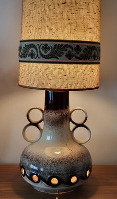 Mid-Century Modern Floor Lamp by West German Pottery, Ceramic, 1960s