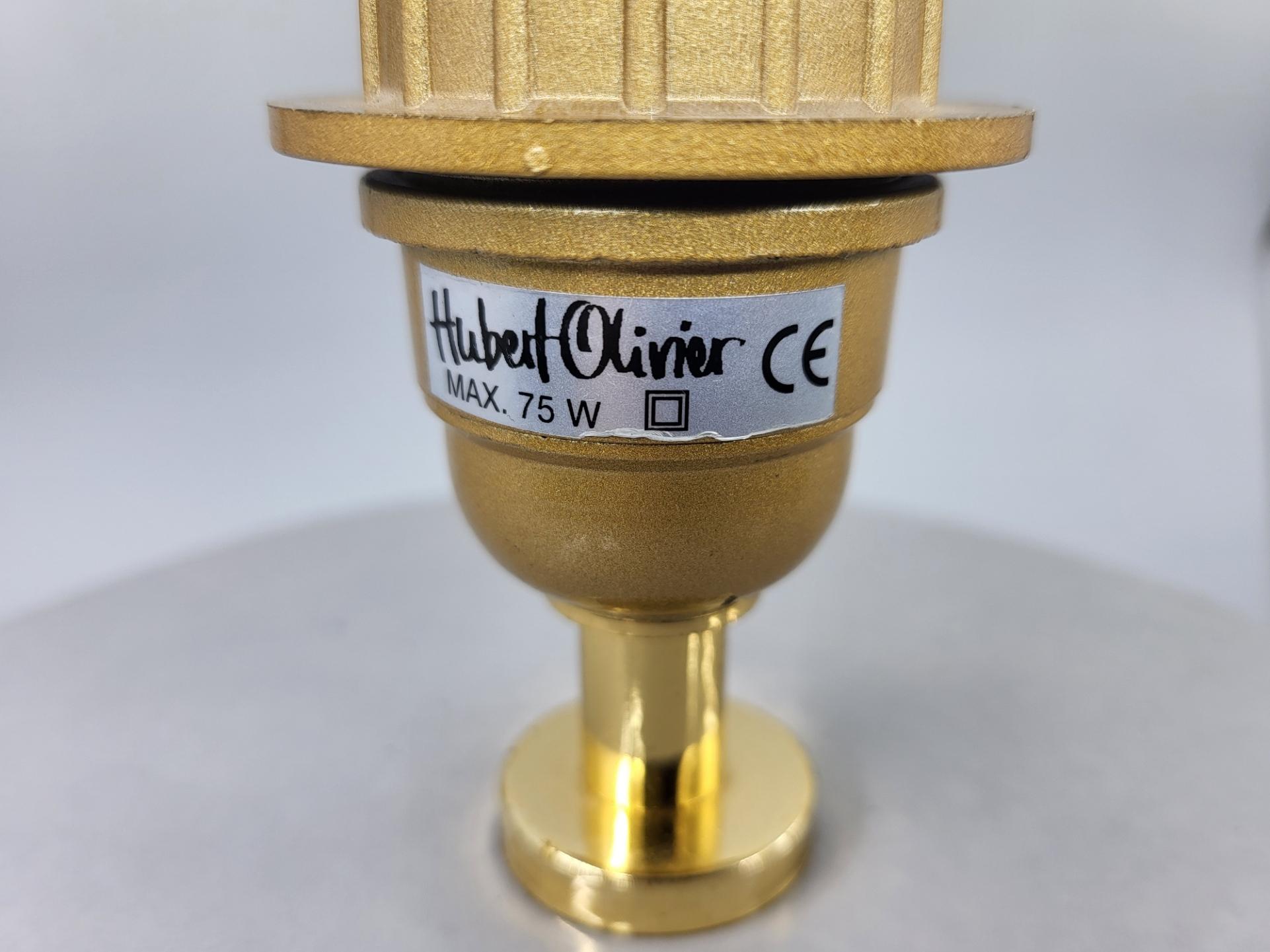 Lampe de table Hubert Olivier en céramique décor Art déco France 1980 For Sale 4