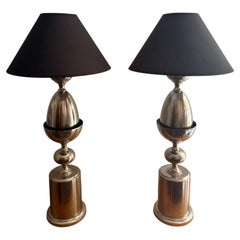 Lampe de table Maison Barbier modèle Oeuf, années 70, France