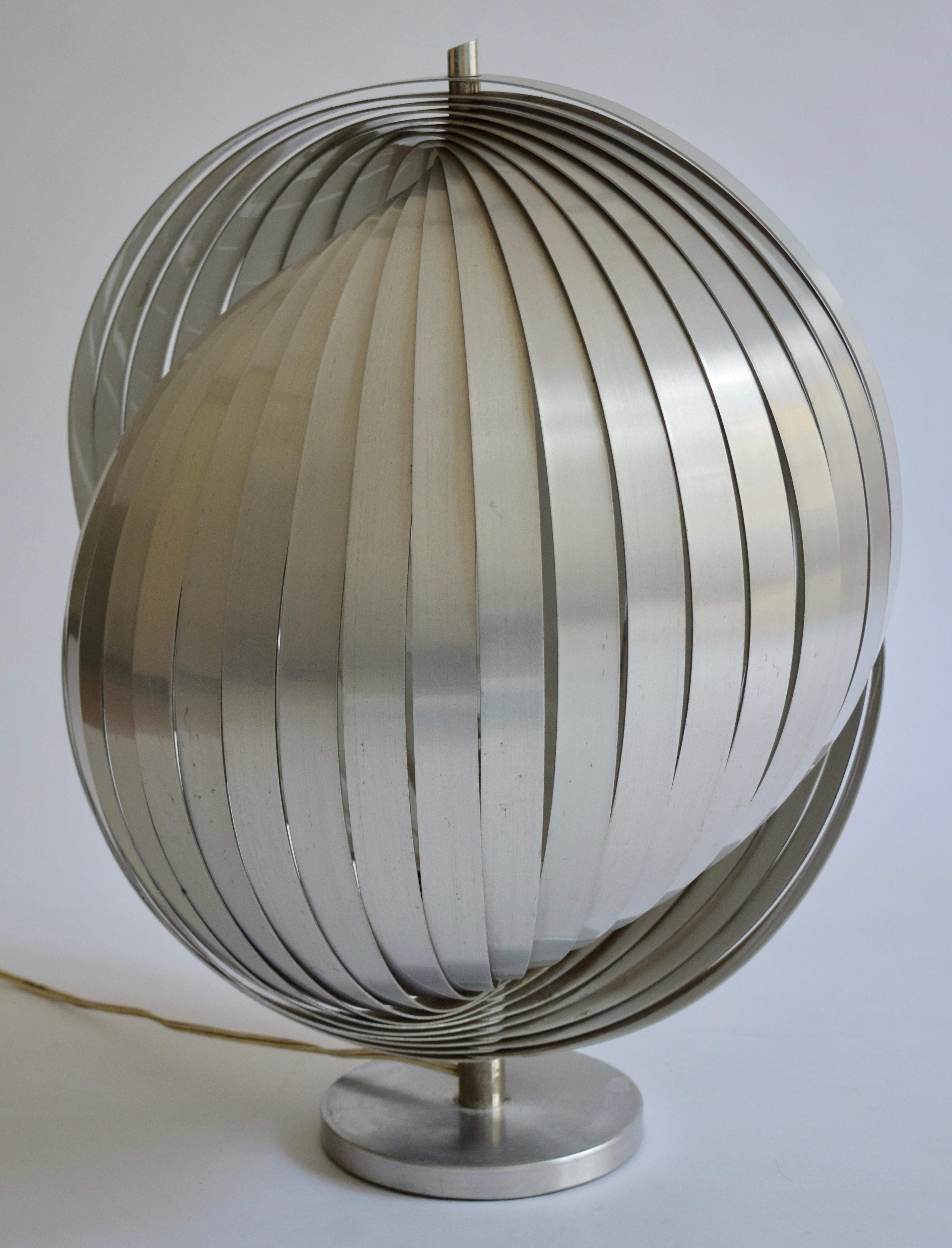 Organique Lampe de Table « Moon » par Henri Mathieu, France, 1970 en vente