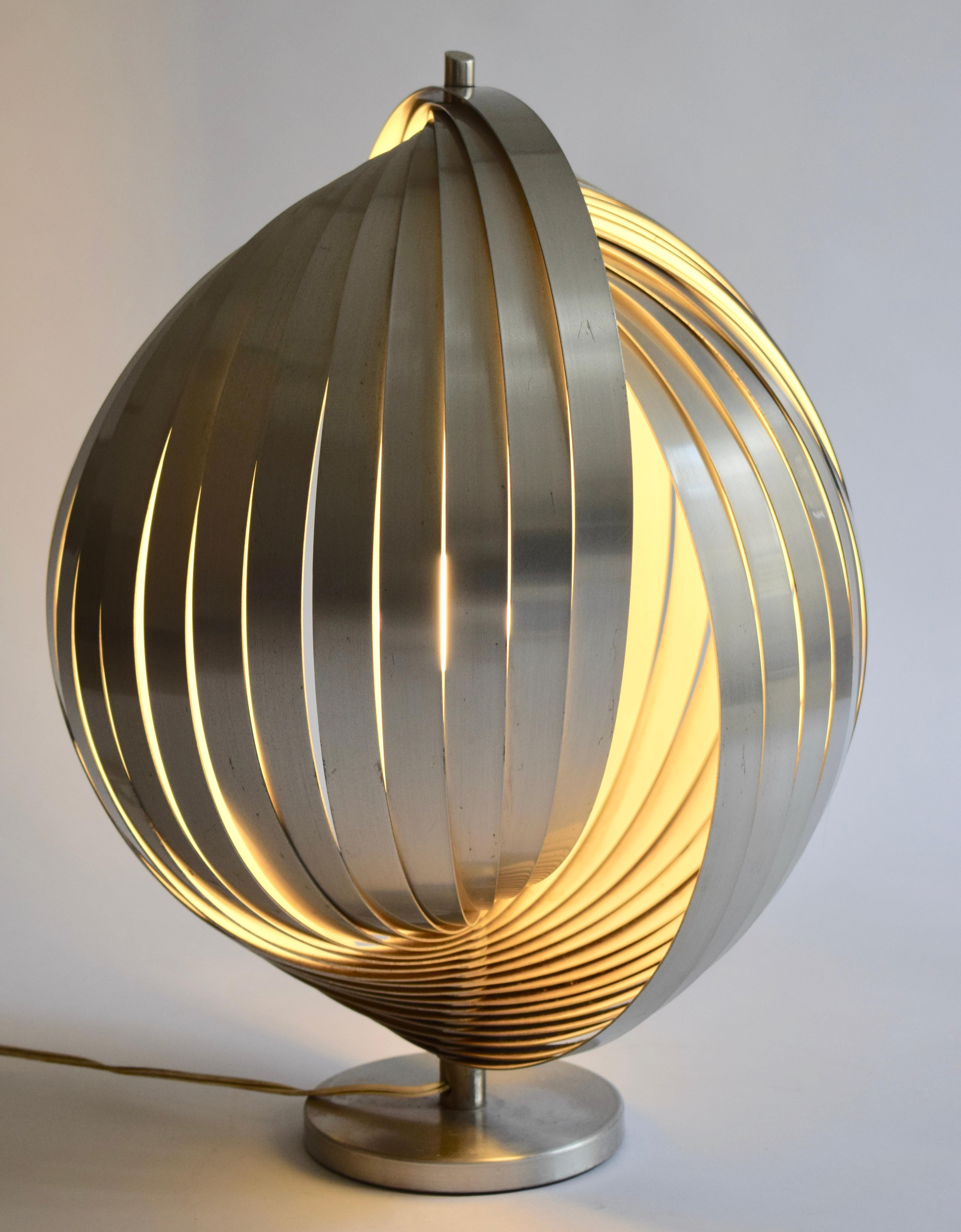 Fin du 20e siècle Lampe de Table « Moon » par Henri Mathieu, France, 1970 en vente