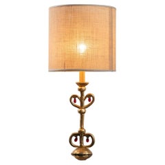 Vintage Lampe dorée maison Louis Gau par constance D.