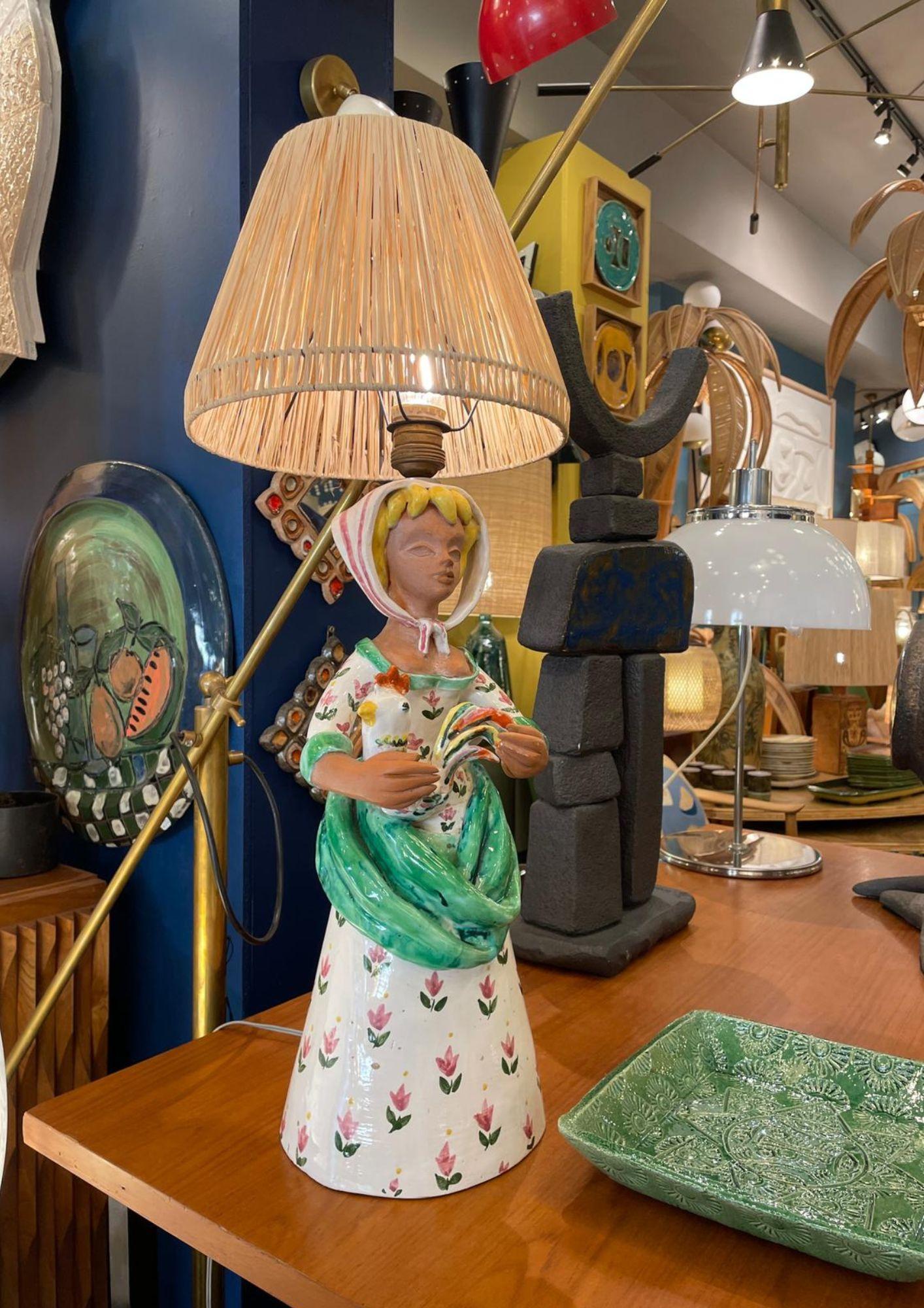 Vernissé Lampe Femme