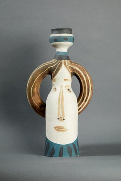 Lampe Femme, Vase tourné, Pablo Picasso Madoura, Madoura-Ausgabe, 1955