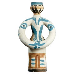 Lampe Femme, Vase tourné, Pablo Picasso Madoura, Madoura-Ausgabe, 1955