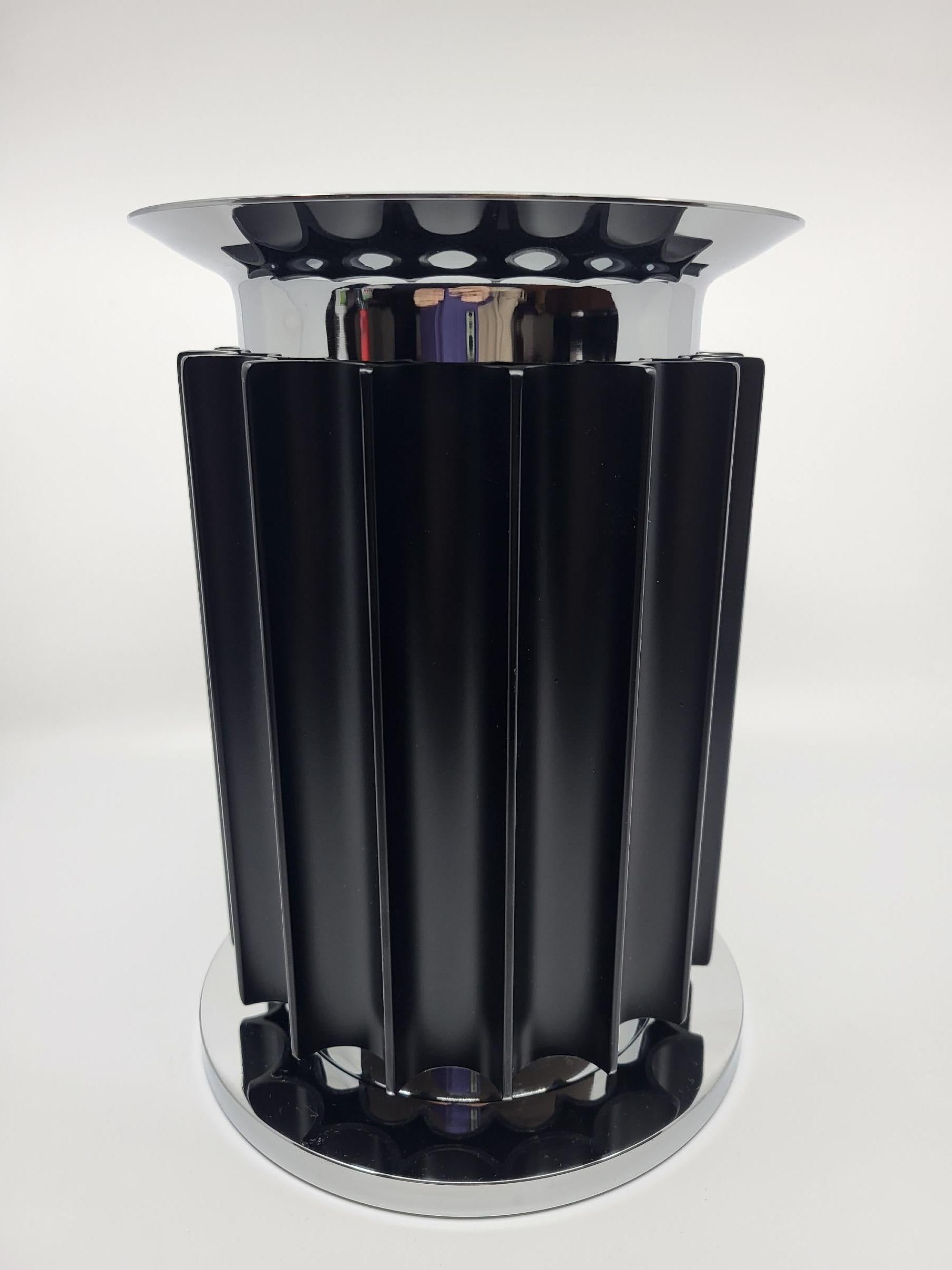 Lámpara FLOS Taccia negra en vidrio diseño Achille et Pier Castiglioni  Italia 1960 en venta 8