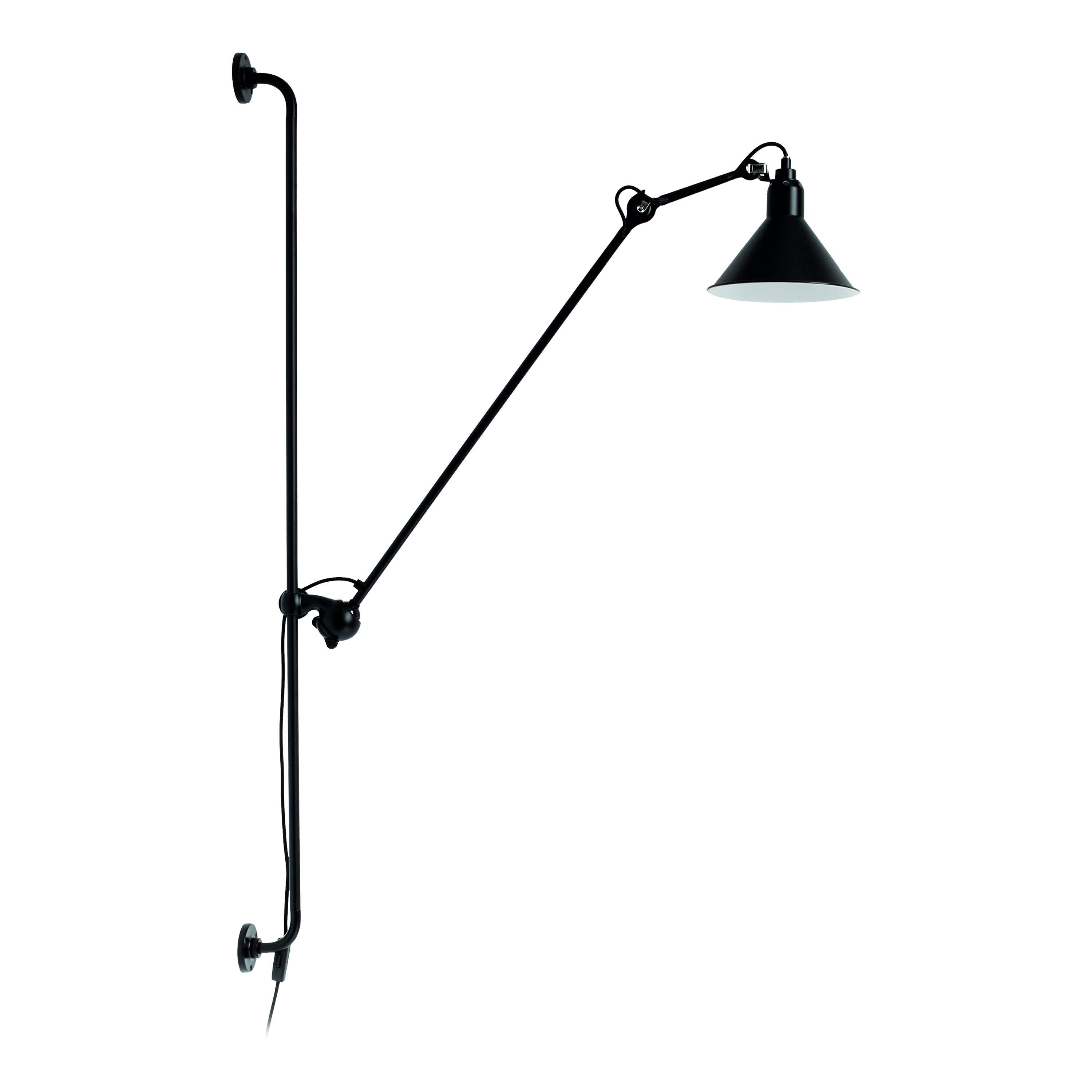 Lampe Gras N°214 Iconic Workshop Wall Lamp of Industrial Style Designed in 1921 For Sale