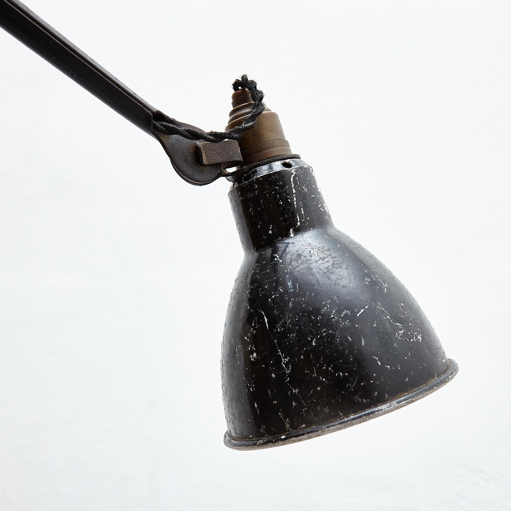 French Lampe Gras No. 201 Table Lamp, circa 1930 For Sale