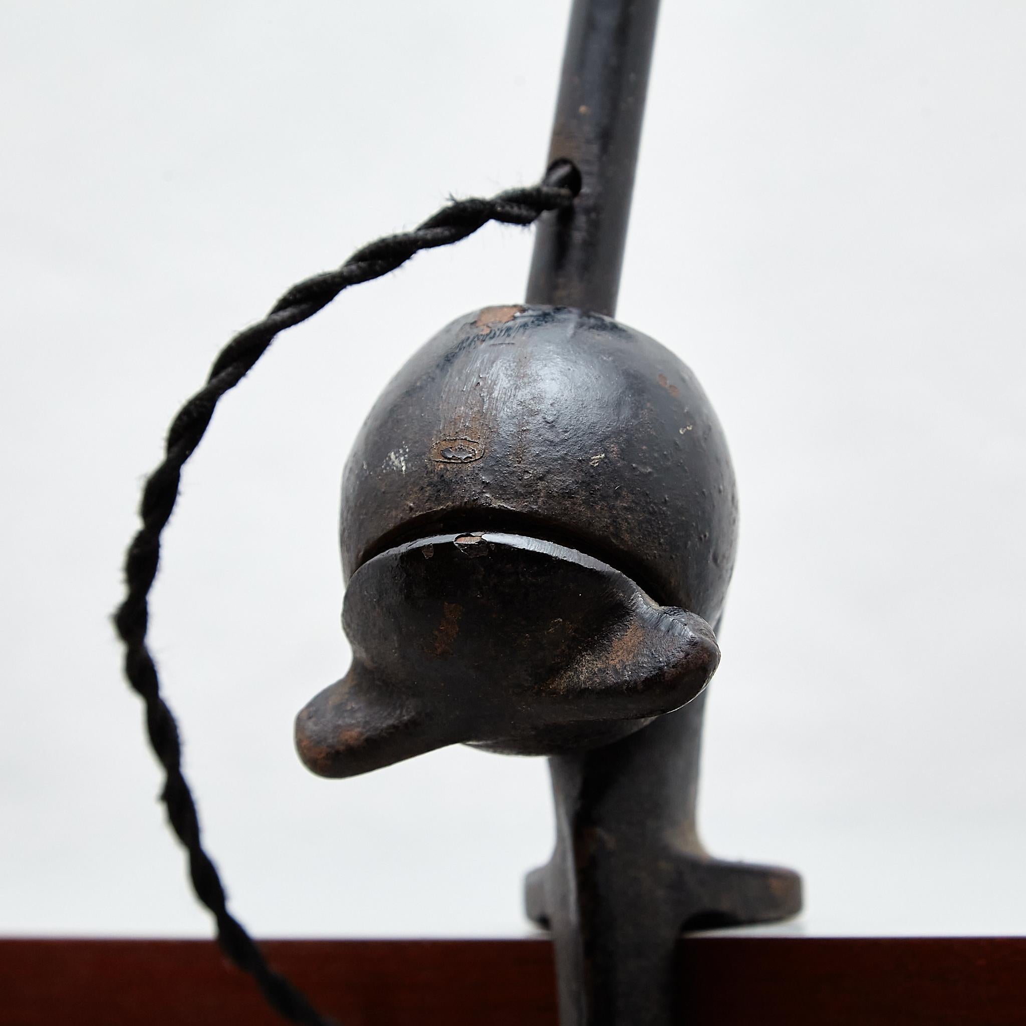 Mid-20th Century Lampe Gras No. 201 Table Lamp, circa 1930 For Sale