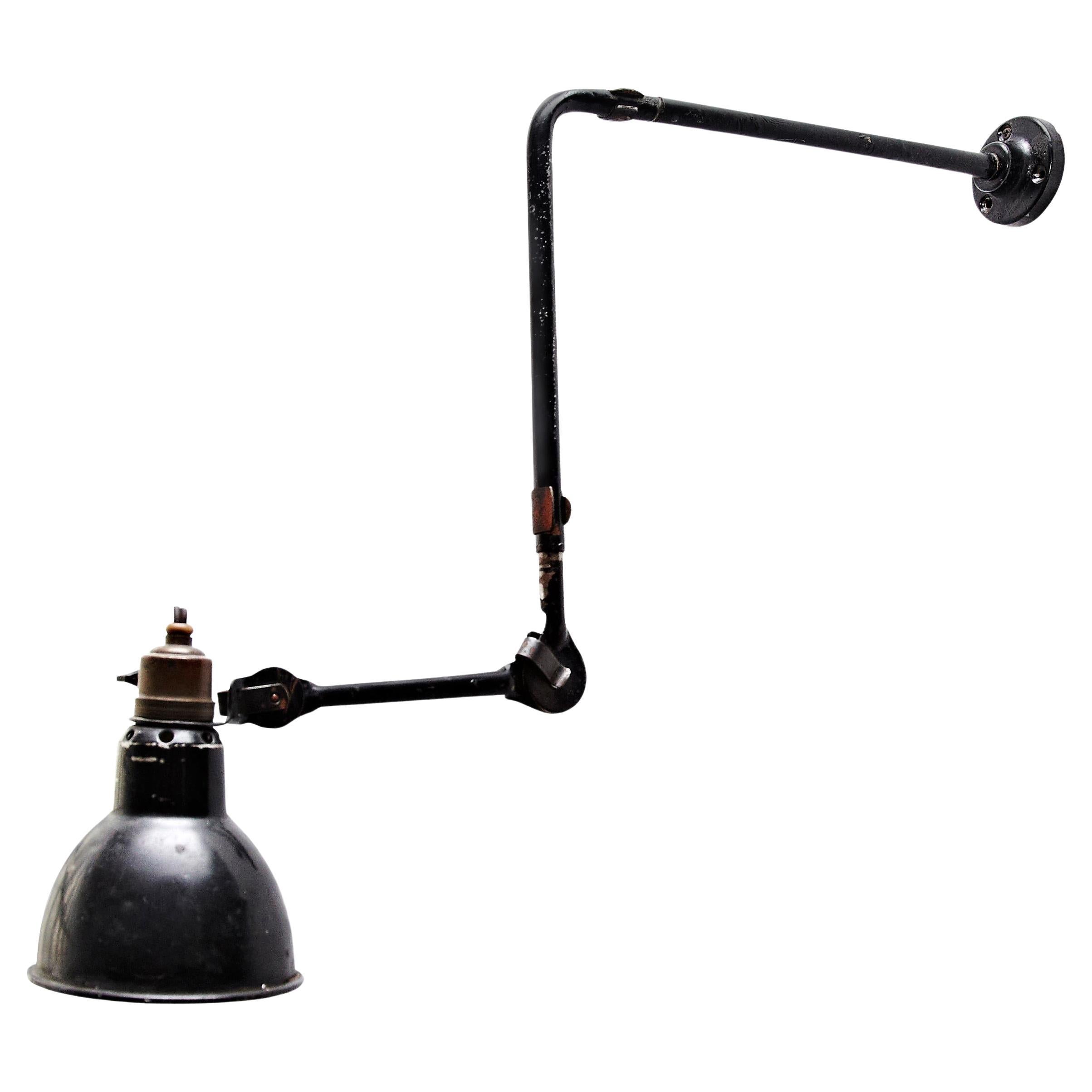 Lampada da parete Lampe Gras di Bernard-Albin Gras, Francia, 1930