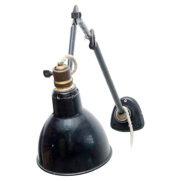Lampe Gras with Ball Joint Wall Lamp, circa 1930 For Sale at 1stDibs | ball  lampe