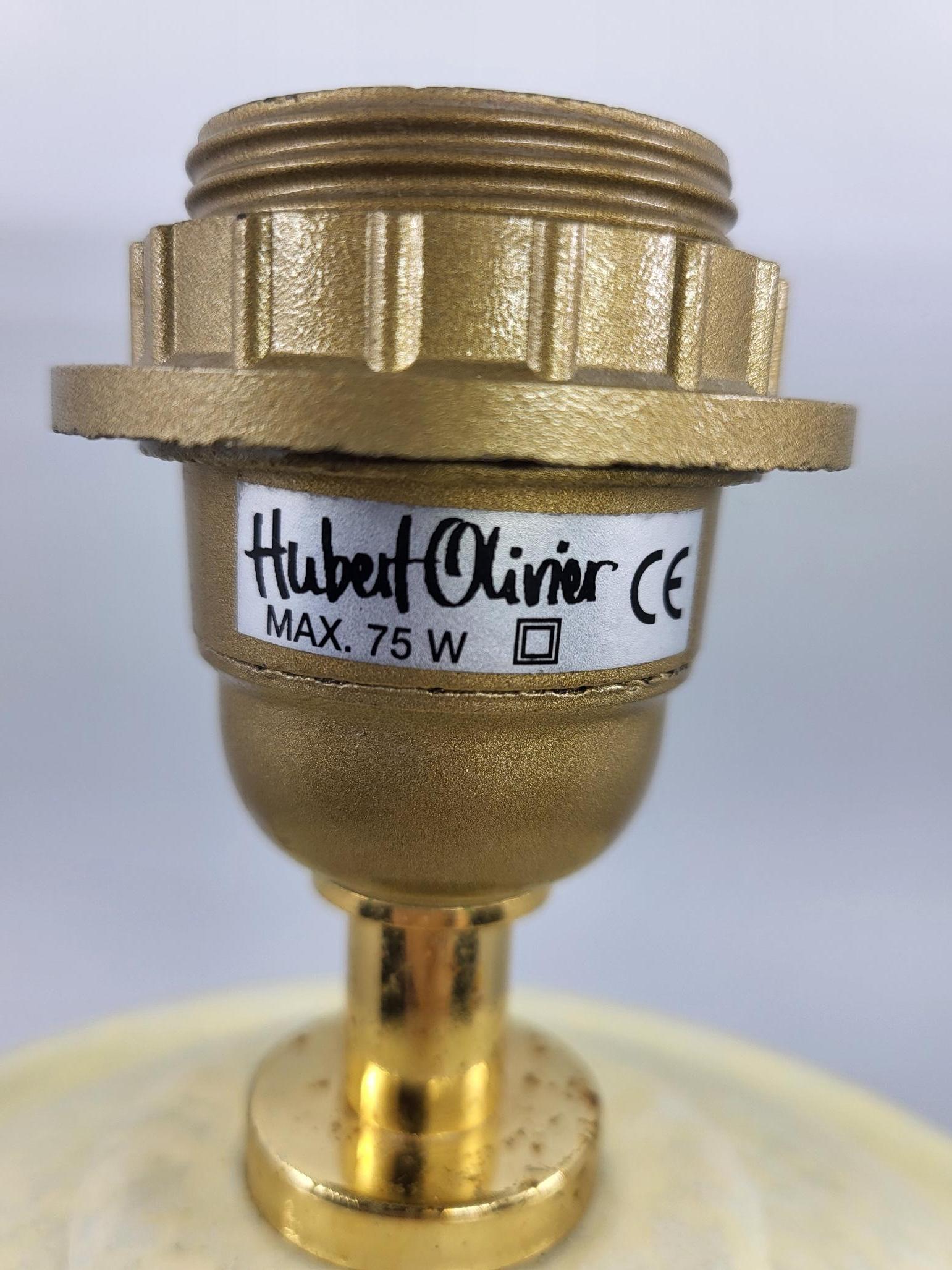 Lampe Hubert Olivier aus Kunststoff  Blau und Jaune  Frankreich um 1980 im Angebot 7