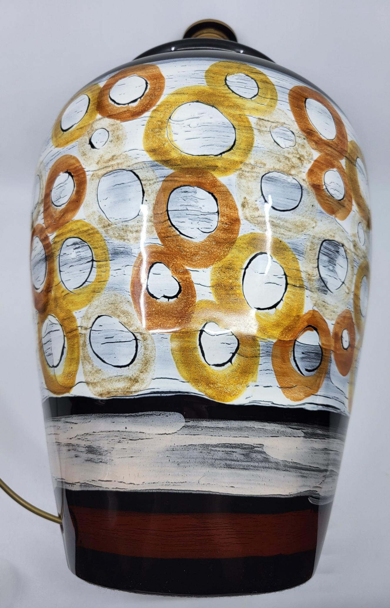 Lampe Hubert Olivier aus französischem Céramique um 1990 im Angebot 4