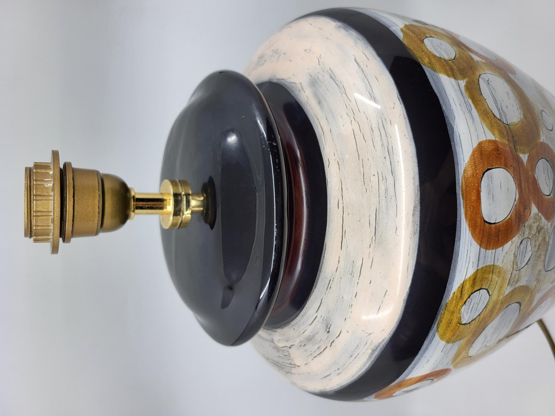 Lampe Hubert Olivier aus französischem Céramique um 1990 im Angebot 12