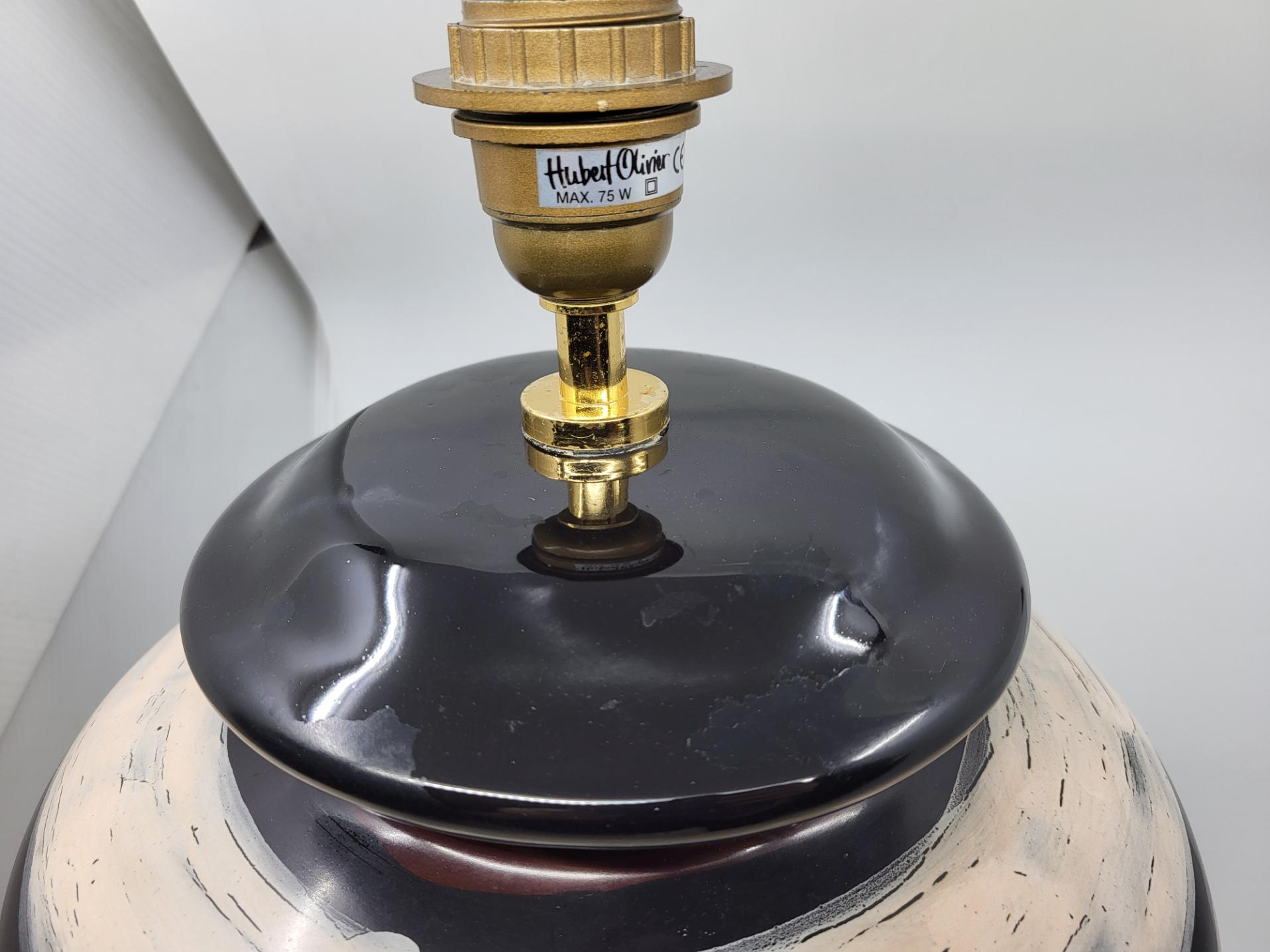 Lampe Hubert Olivier aus französischem Céramique um 1990 (Emailliert) im Angebot