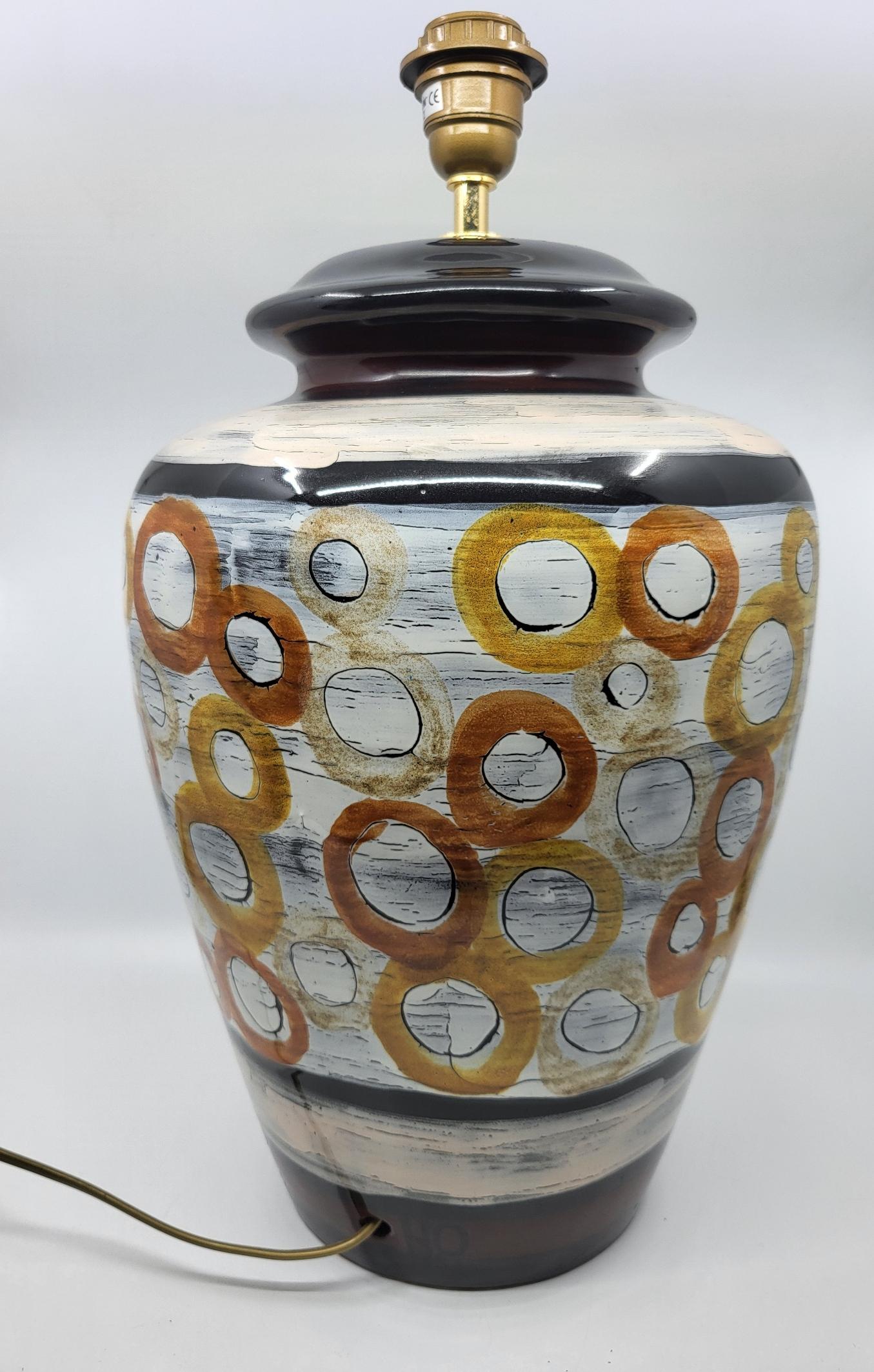 Lampe Hubert Olivier aus französischem Céramique um 1990 (Ende des 20. Jahrhunderts) im Angebot