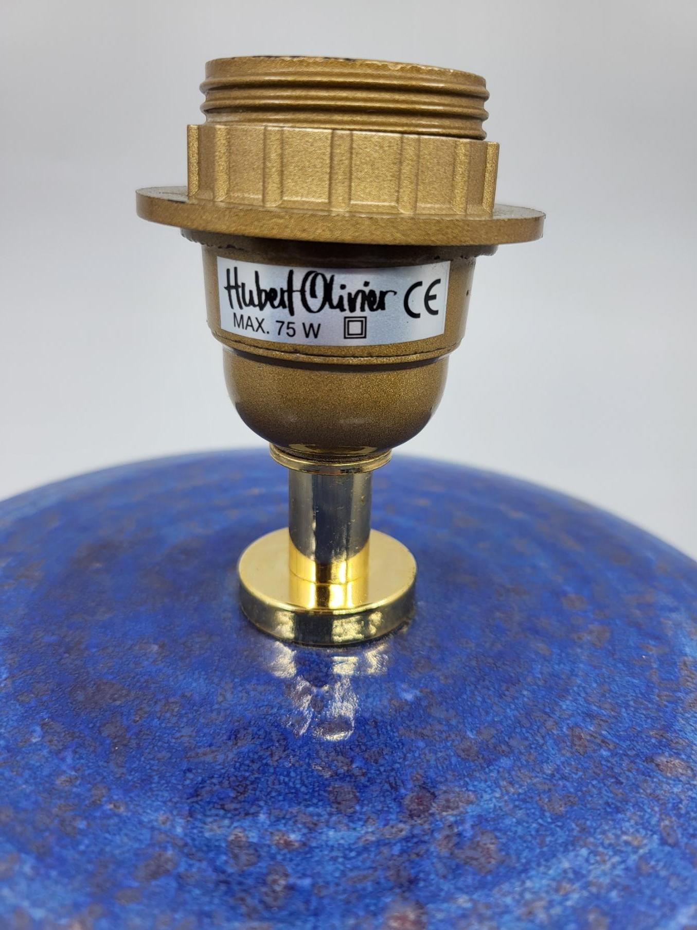 Lámpara Hubert Olivier en céramique multicolore Costa Azul Francia 1980 Cerámico en venta