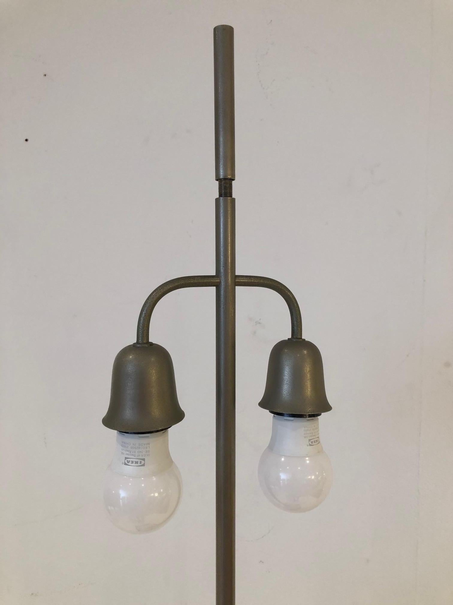 Lampe in White Ceramic circa 1960 Attributed to G. Pelletier 3