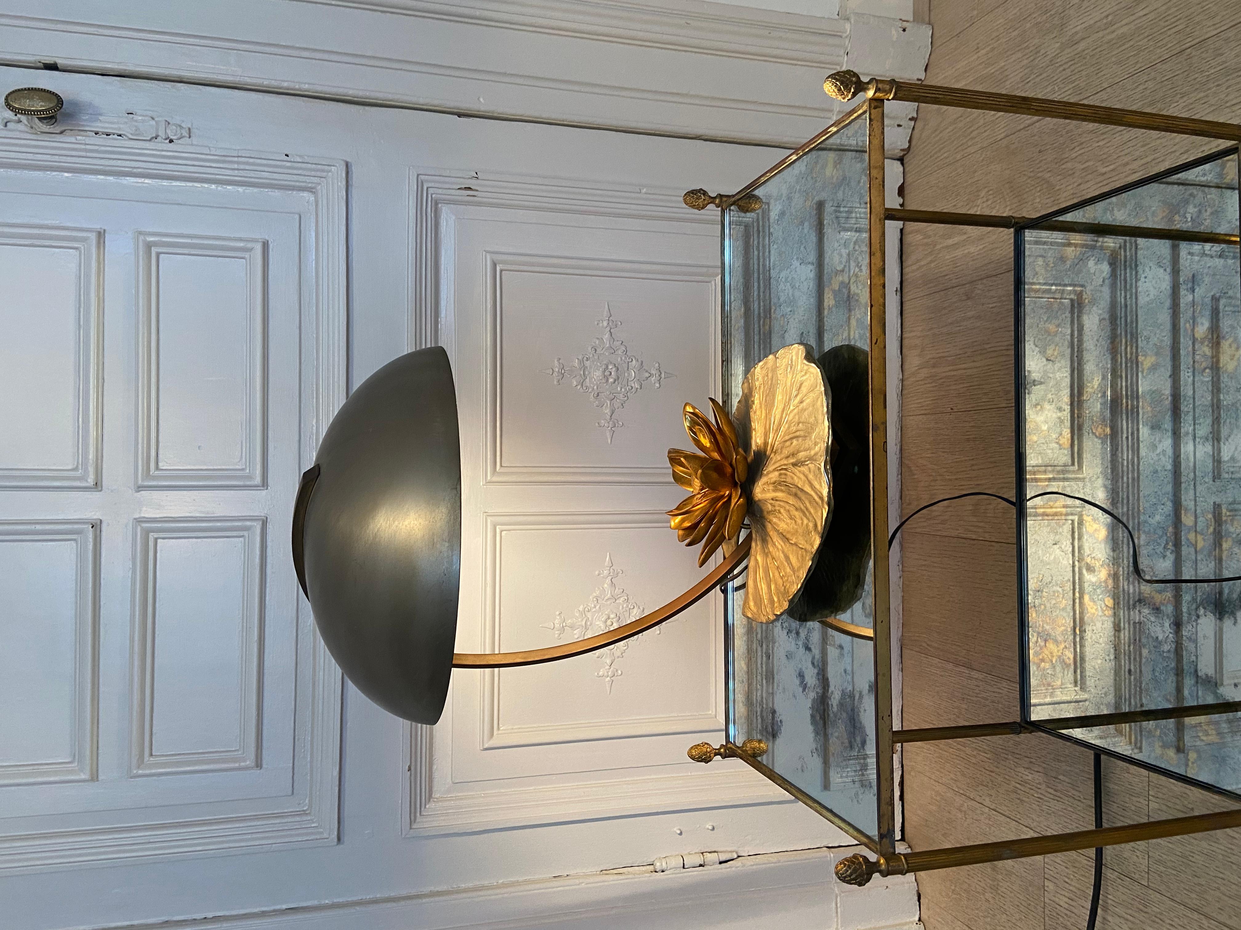 Lampe Nénuphar, Maison Charles, 1970s.