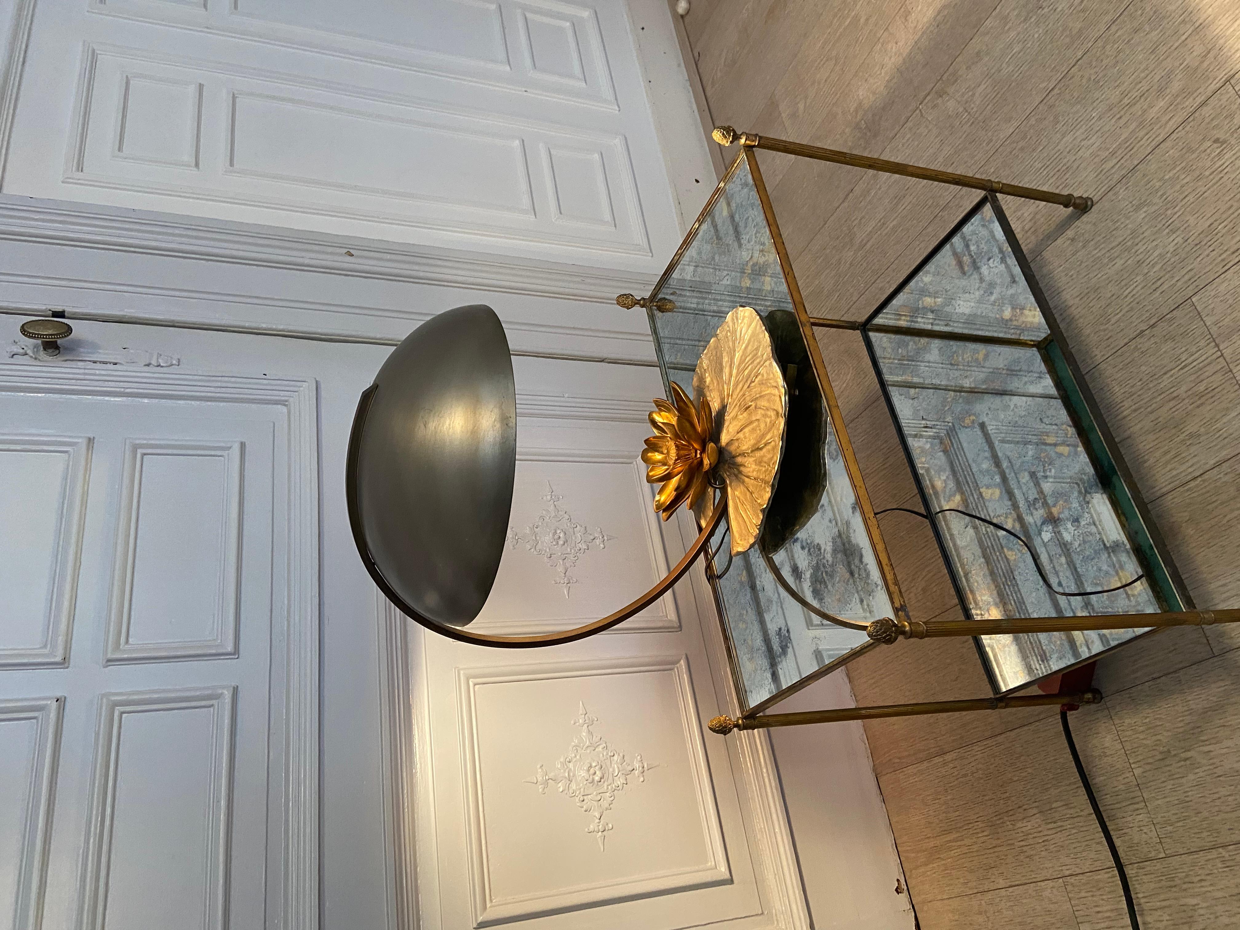 Mid-Century Modern Lampe Nénuphar, Maison Charles, 1970s For Sale