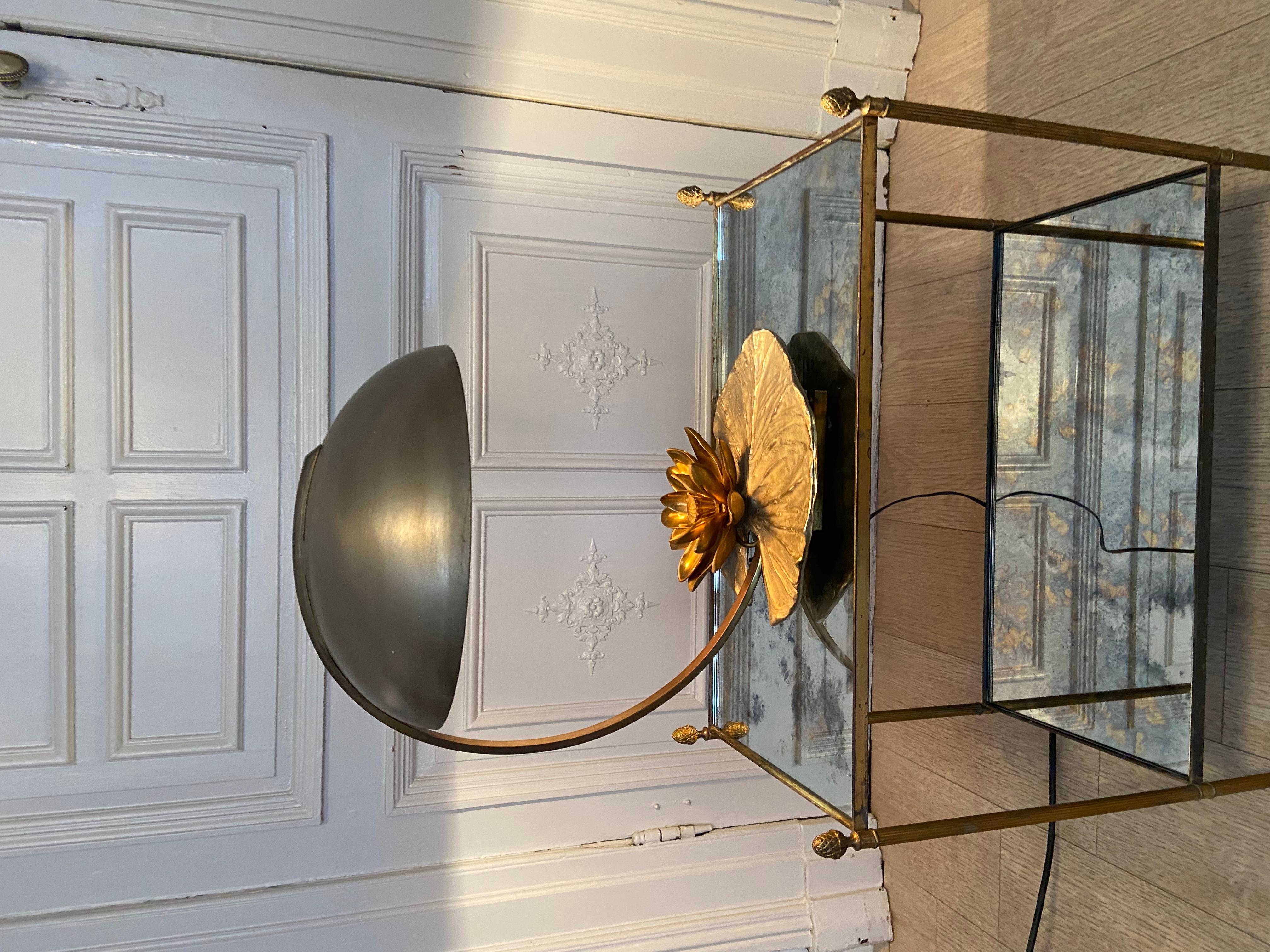 French Lampe Nénuphar, Maison Charles, 1970s For Sale