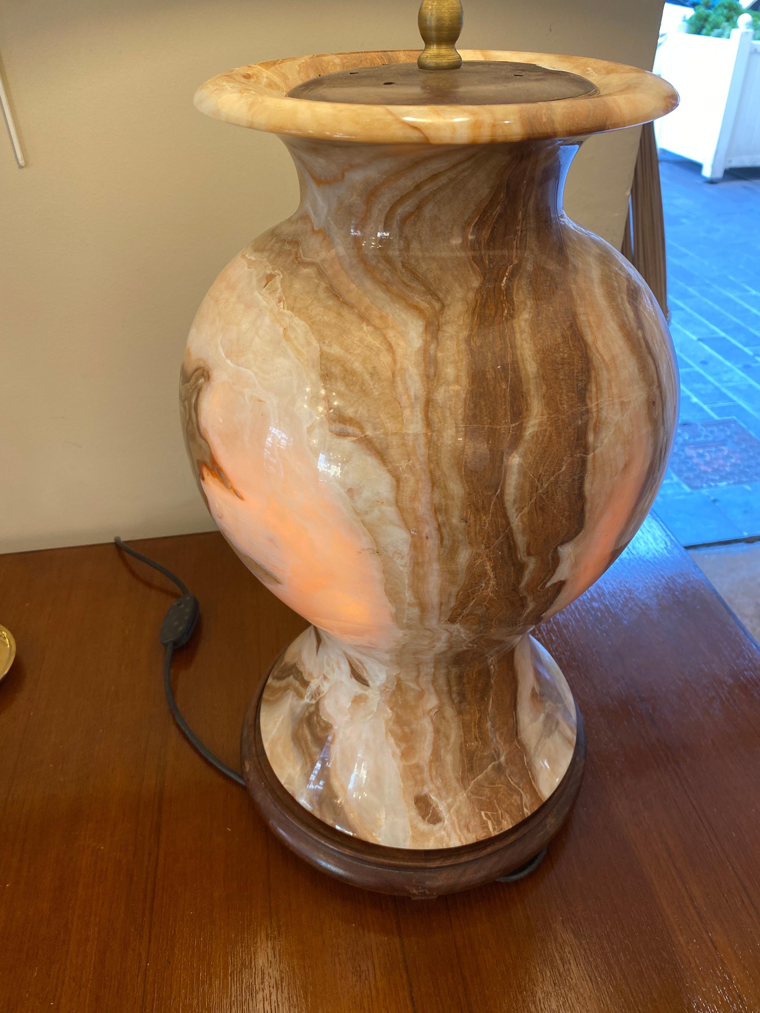 Lampe Onyx  For Sale 5