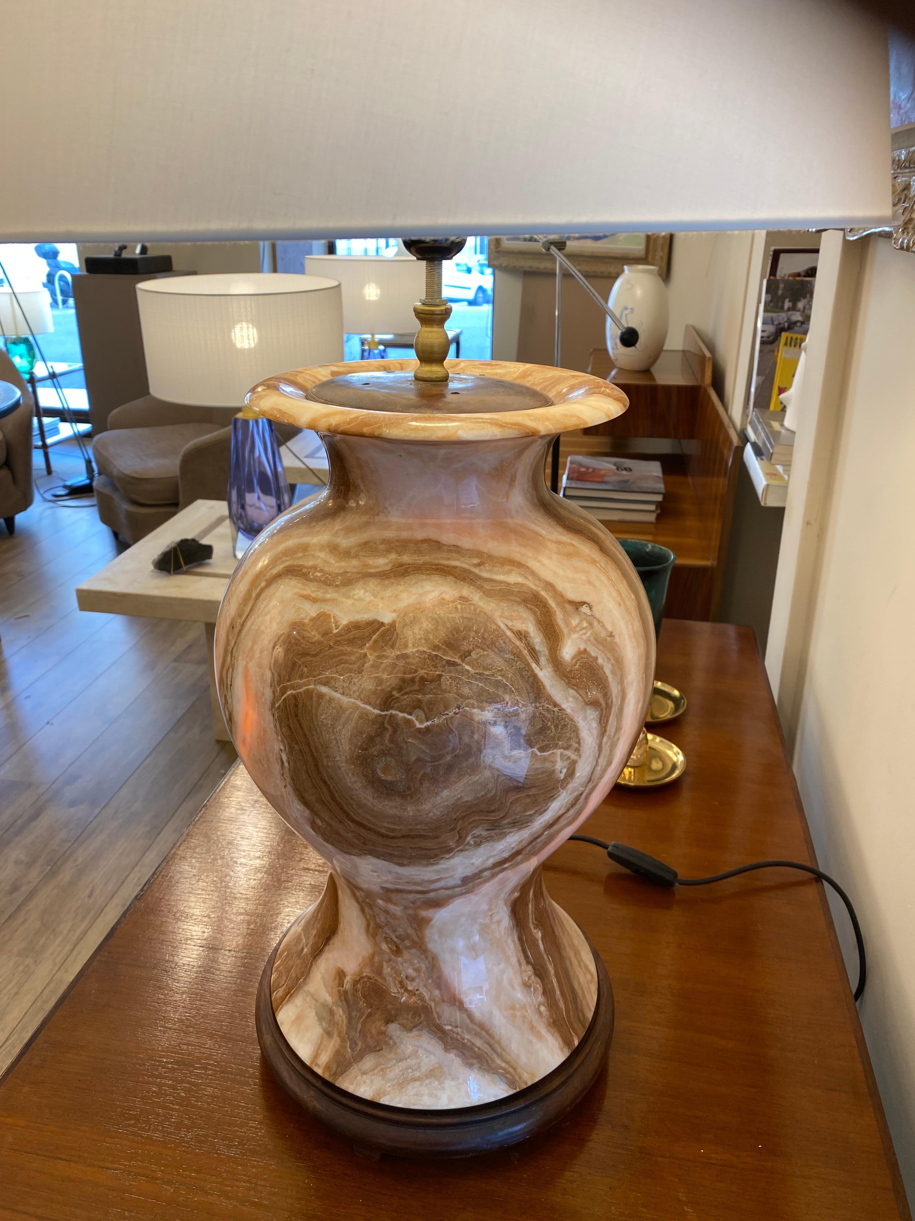 Lampe Onyx  In Good Condition For Sale In Nice, FR