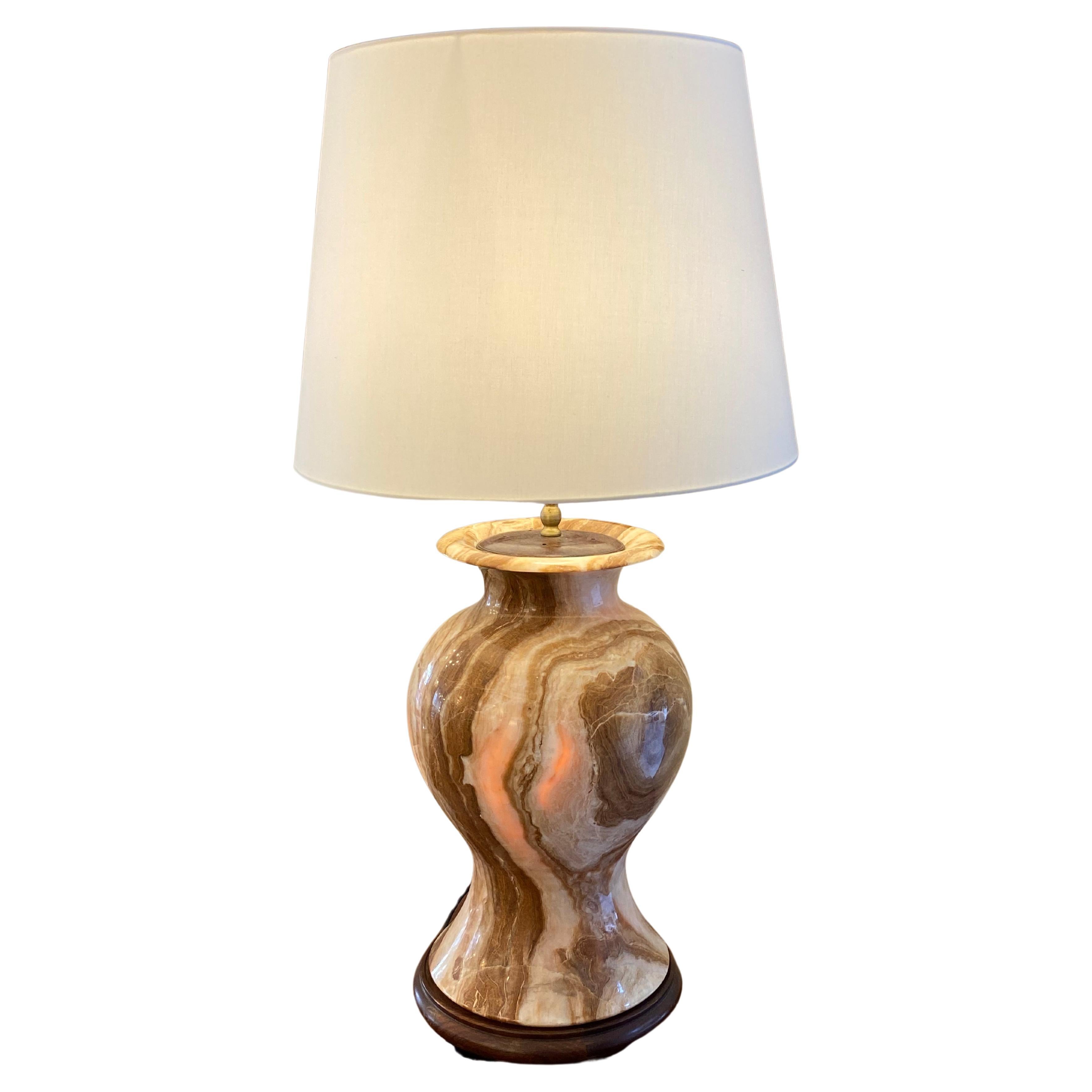 Lampe Onyx  For Sale