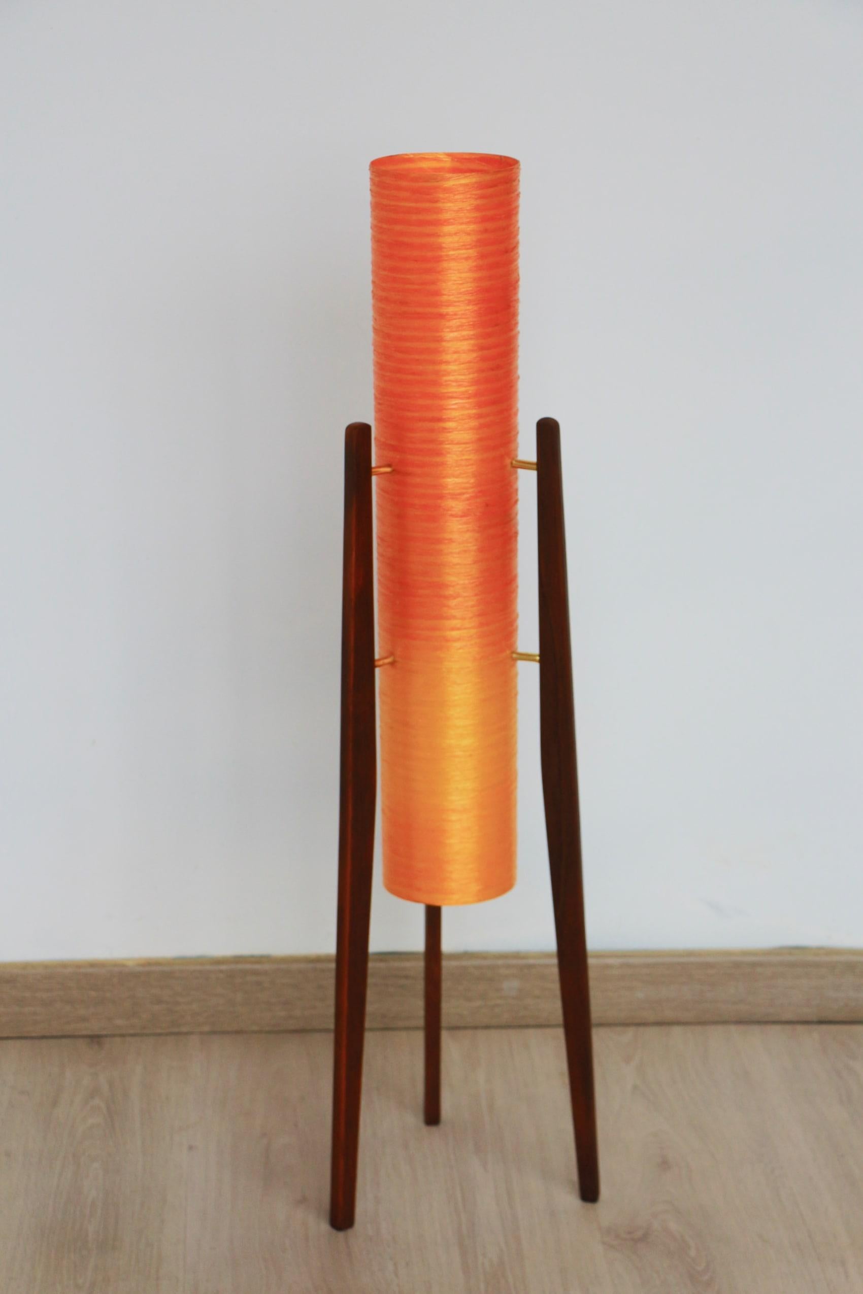 Lampe Rocket jaune/orange  en vente 8