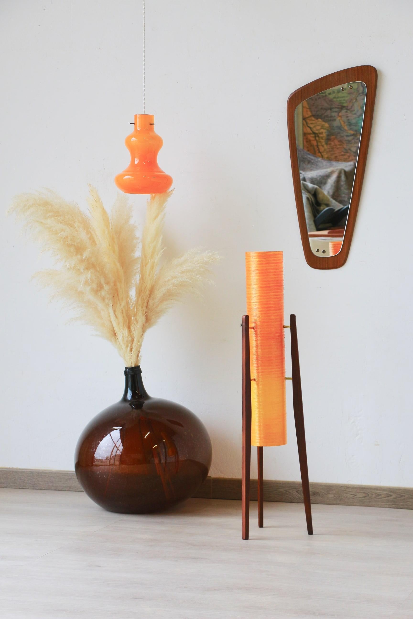 Space Age Lampe Rocket - Jaune/Orange  For Sale