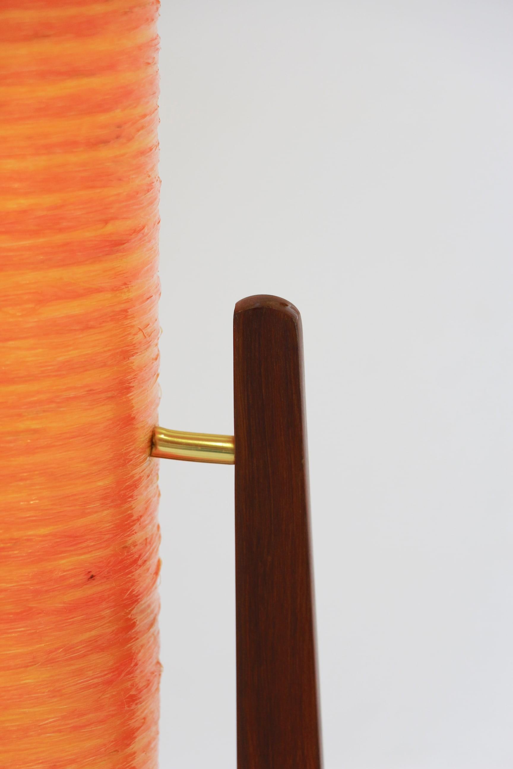 Fiberglass Lampe Rocket - Jaune/Orange  For Sale