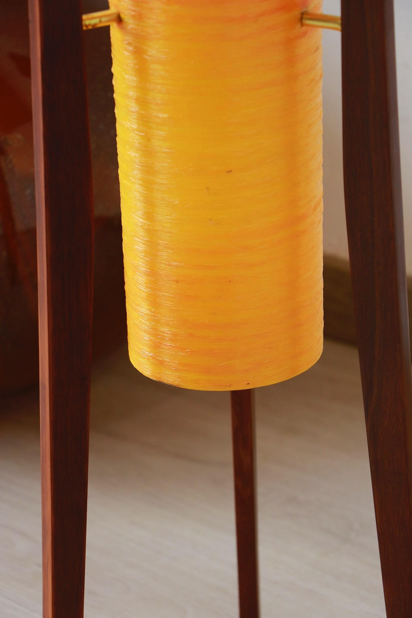 Lampenschirmbildhauer - Jaune/Orange  im Angebot 1