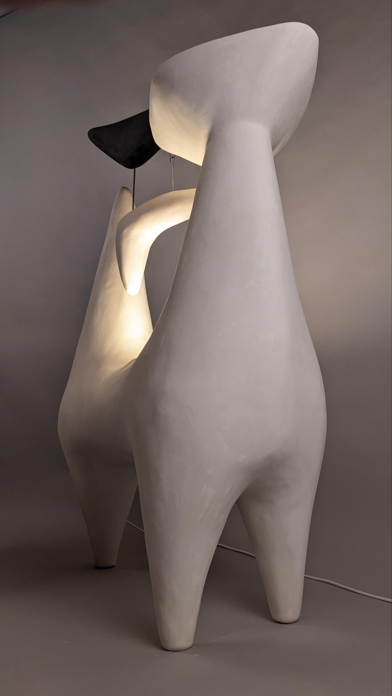 Style « paquebot » Lampe sculpture 