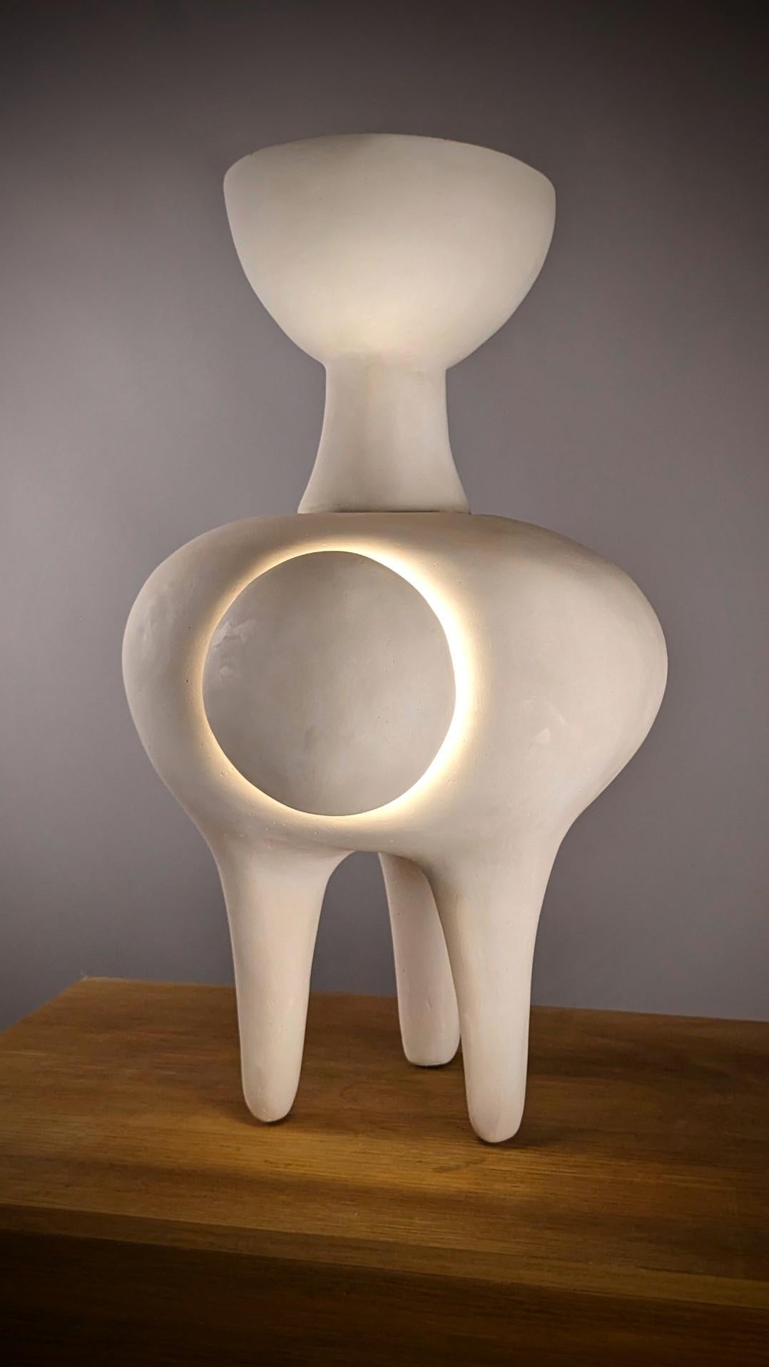 Modern Lampe sculpture 