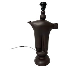 Lampe zoomorphe en céramique de Pierre Casenove pour Lunéville, Francia 1990