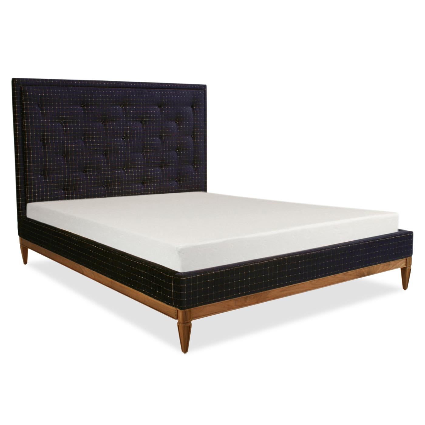 Contemporary Lampert Upholstered King Bed For Sale