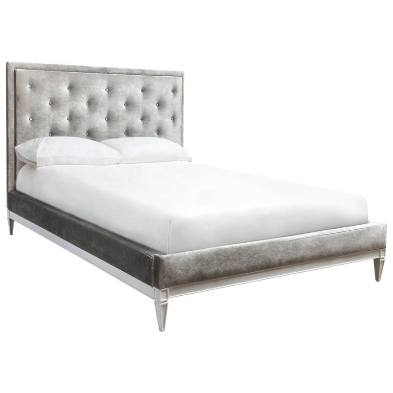 Lampert Upholstered Queen Bed For Sale at 1stDibs