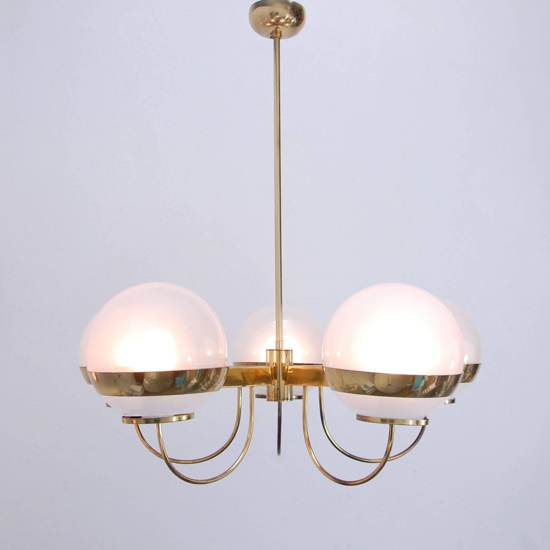 Italian Lamperti Chandelier For Sale