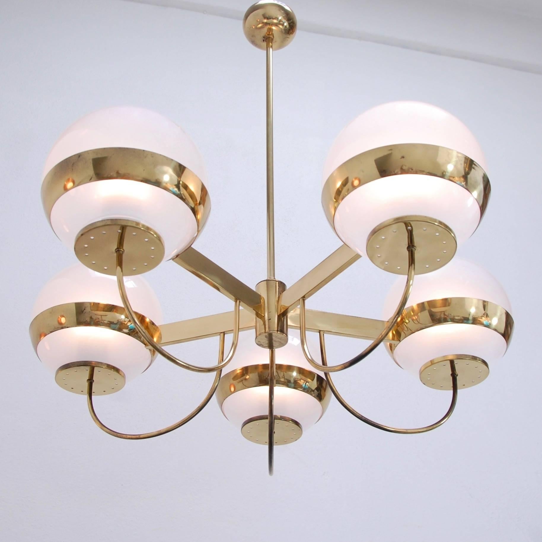 Lamperti Chandelier In Excellent Condition For Sale In Los Angeles, CA