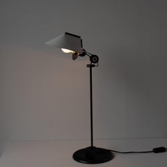 Lampada da tavolo Lamperti  bianco italiano moderno anni '70
