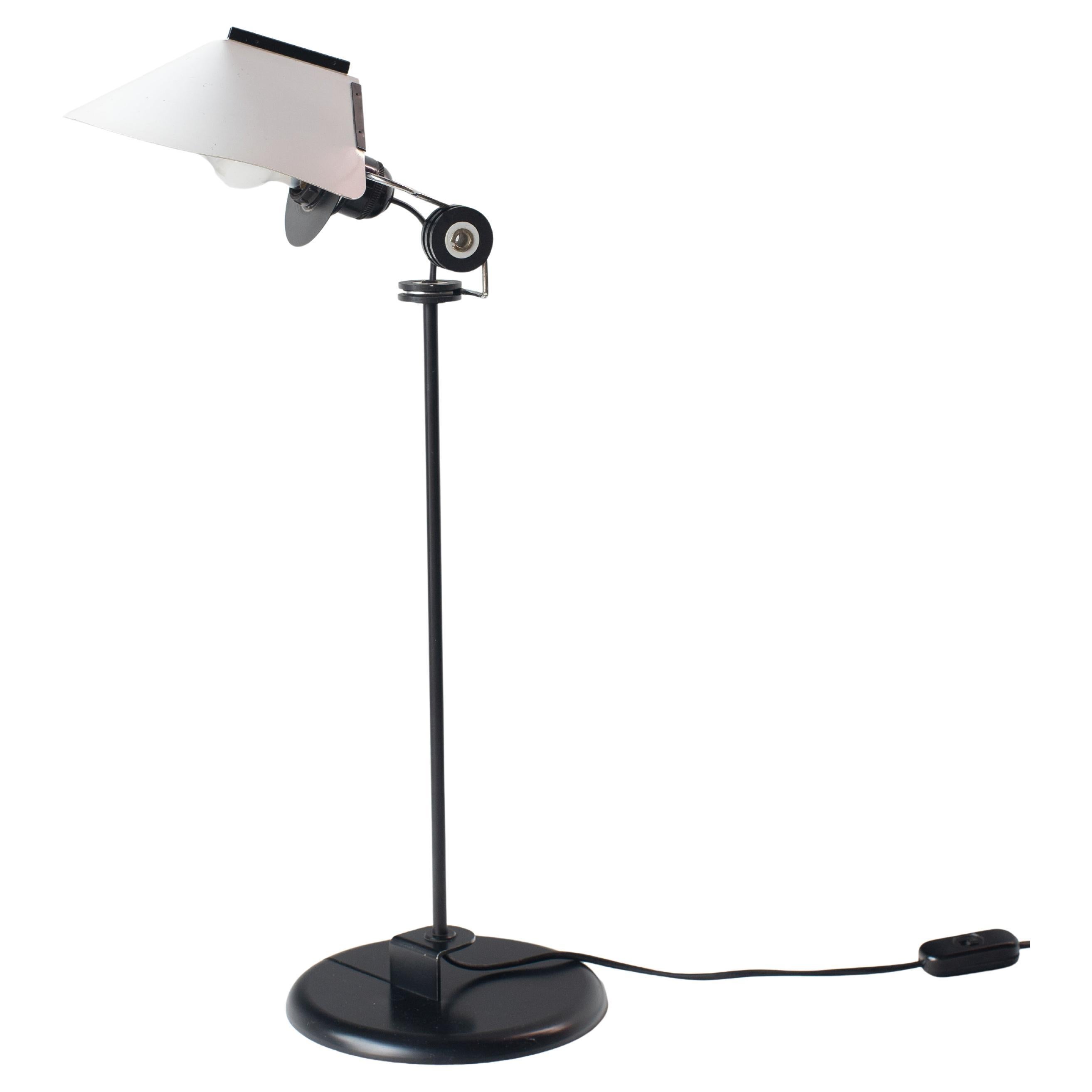 Lamperti table lamp  white Italian modern 70s