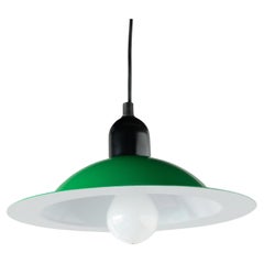 Vintage Lampiatta Pendant Lamp Green Stilnovo De Pas D'urbino Lomazzi