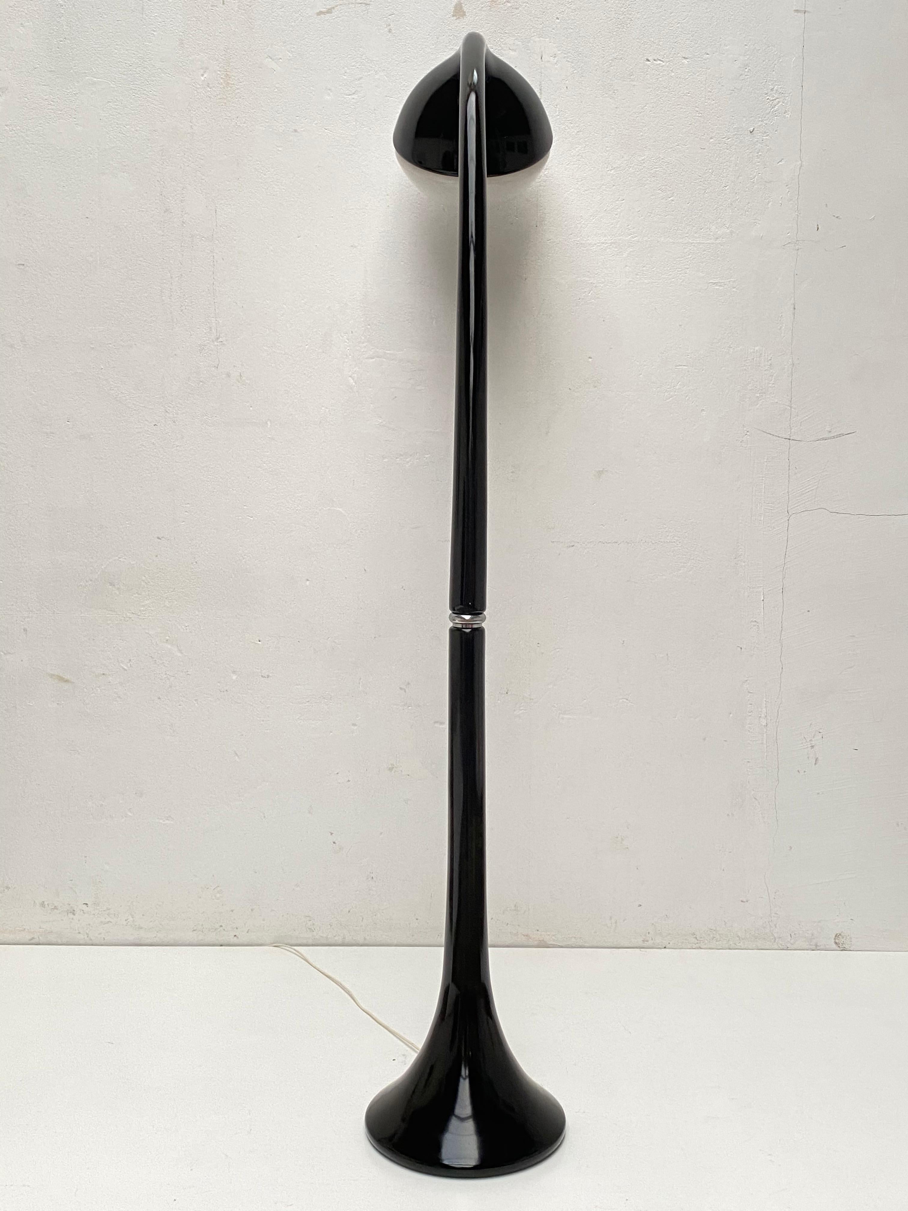 'Lampione' Floor Lamp by Fabio Lenci for DH Guzzini, Italy, 1968, Original Label 6